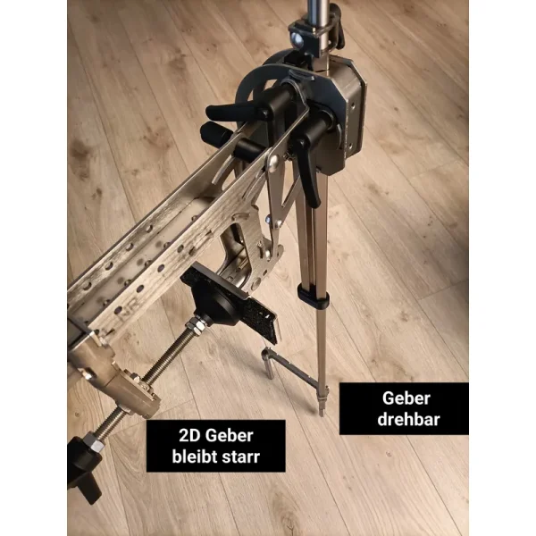 KED Echolot Geberstange Seitenmontage Klemmvariante 14 cm